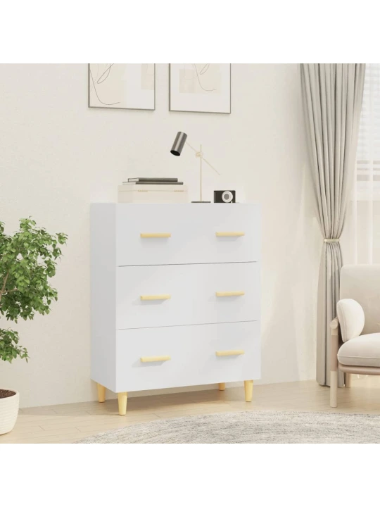 Příborník bílý 70 x 34 x 90 cm kompozitní dřevo