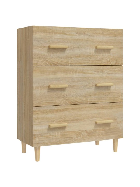 Příborník dub sonoma 70 x 34 x 90 cm kompozitní dřevo