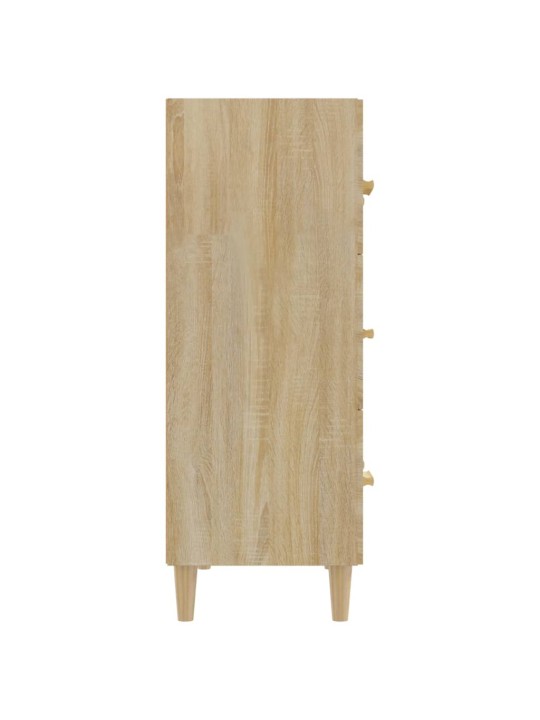 Příborník dub sonoma 70 x 34 x 90 cm kompozitní dřevo