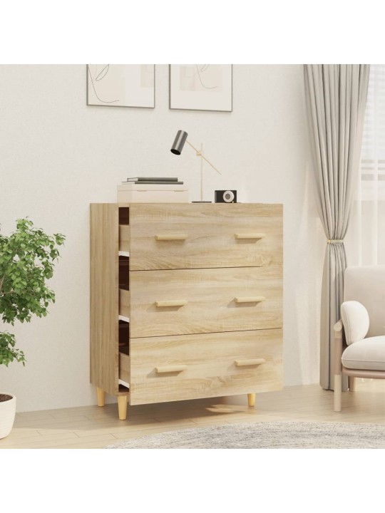 Příborník dub sonoma 70 x 34 x 90 cm kompozitní dřevo
