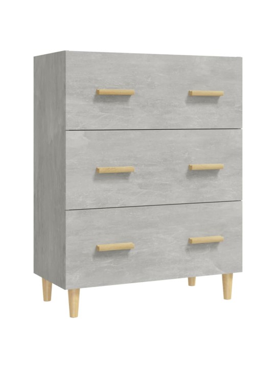 Příborník betonově šedý 70 x 34 x 90 cm kompozitní dřevo