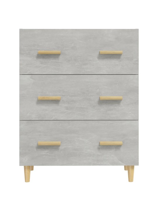 Příborník betonově šedý 70 x 34 x 90 cm kompozitní dřevo