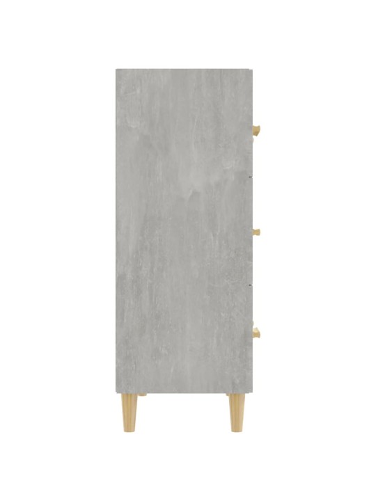Příborník betonově šedý 70 x 34 x 90 cm kompozitní dřevo
