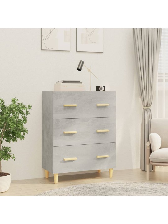 Příborník betonově šedý 70 x 34 x 90 cm kompozitní dřevo