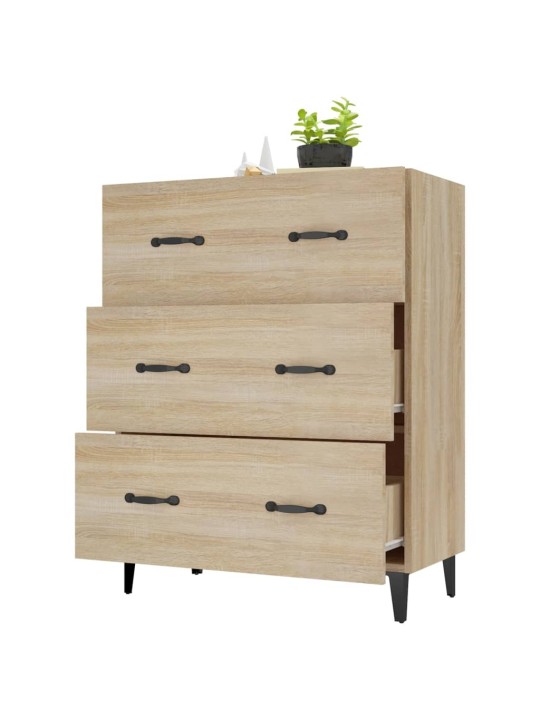 Příborník dub sonoma 69,5 x 34 x 90 cm kompozitní dřevo