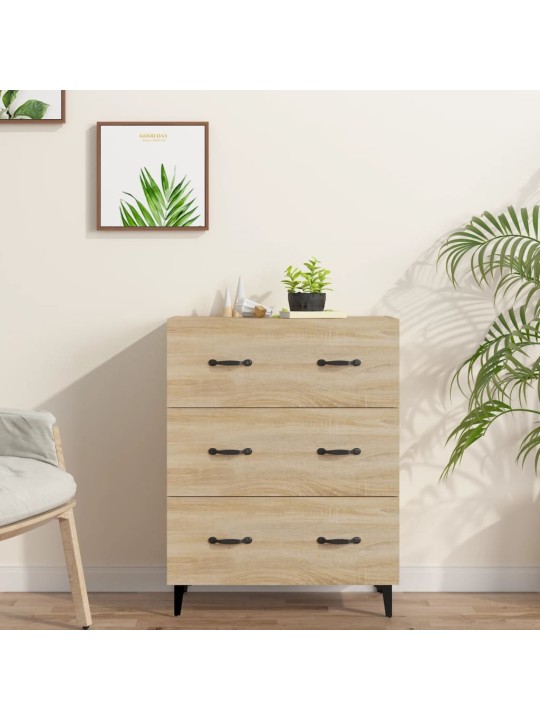 Příborník dub sonoma 69,5 x 34 x 90 cm kompozitní dřevo
