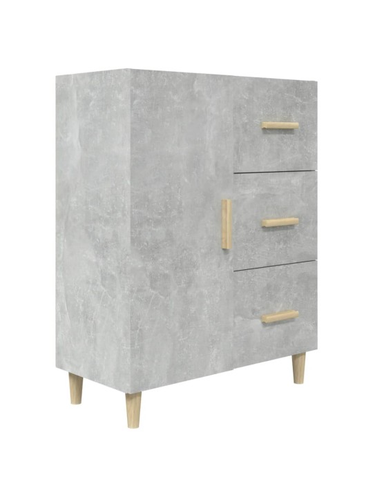 Příborník betonově šedý 69,5 x 34 x 90 cm kompozitní dřevo