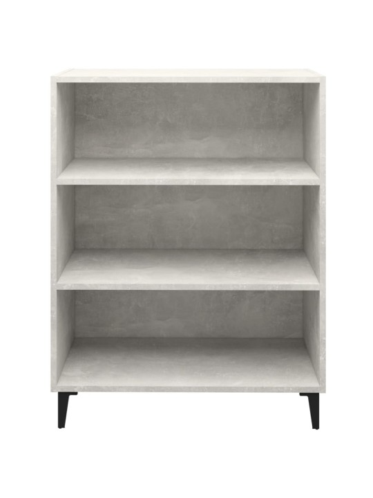 Příborník betonově šedý 69,5 x 32,5 x 90 cm kompozitní dřevo