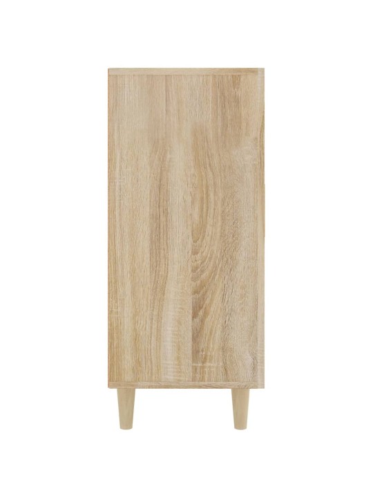 Příborník dub sonoma 90 x 34 x 80 cm kompozitní dřevo
