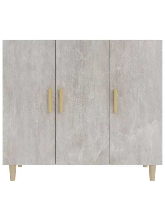 Příborník betonově šedý 90 x 34 x 80 cm kompozitní dřevo