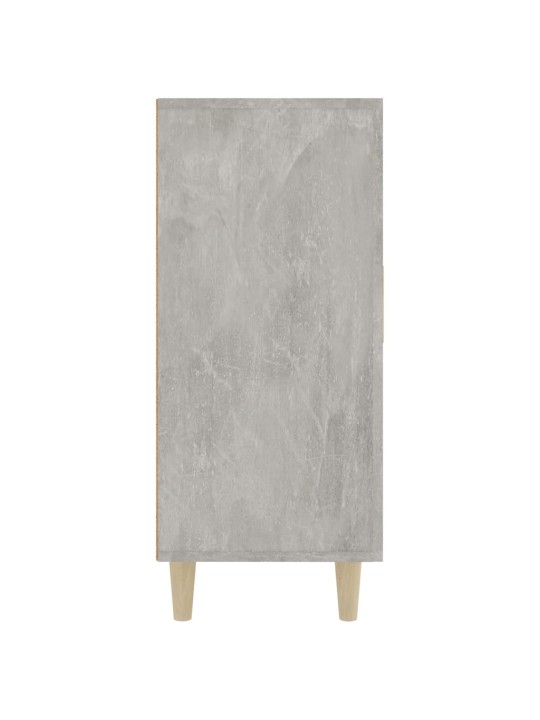 Příborník betonově šedý 90 x 34 x 80 cm kompozitní dřevo