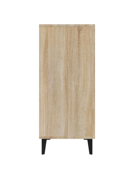 Příborník dub sonoma 90 x 34 x 80 cm kompozitní dřevo