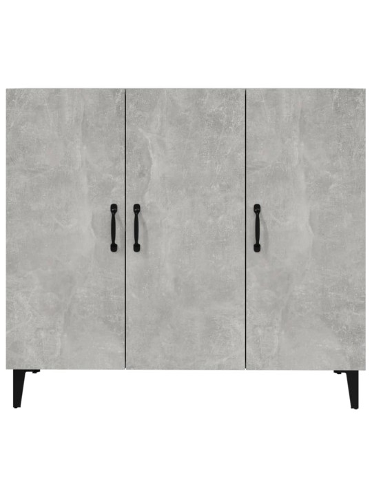 Příborník betonově šedý 90 x 34 x 80 cm kompozitní dřevo