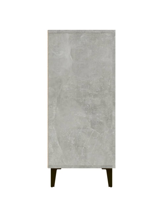 Příborník betonově šedý 90 x 34 x 80 cm kompozitní dřevo