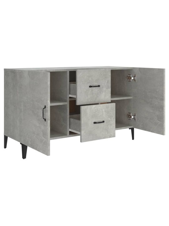 Příborník betonově šedý 100 x 36 x 60 cm kompozitní dřevo