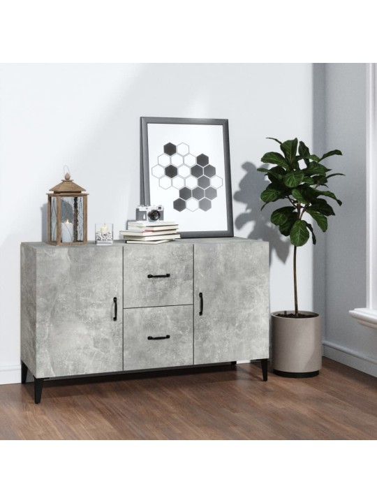 Příborník betonově šedý 100 x 36 x 60 cm kompozitní dřevo
