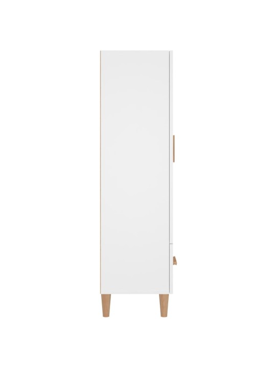 Komoda bílá 70 x 31 x 115 cm kompozitní dřevo
