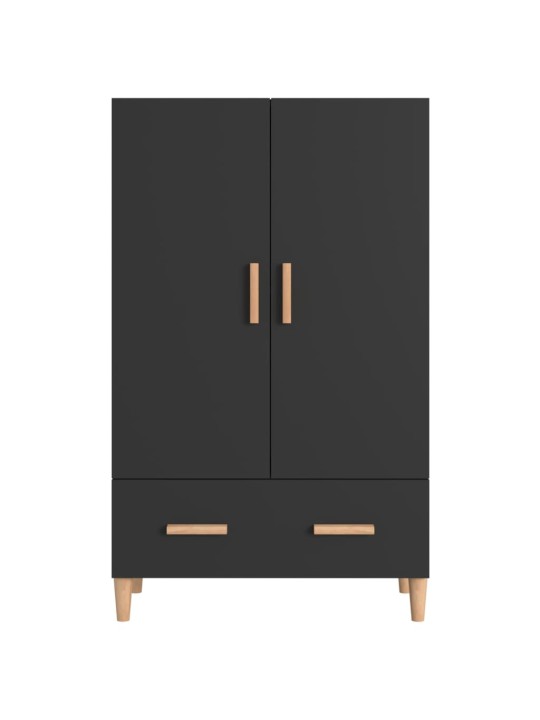 Highboard černý 70 x 31 x 115 cm kompozitní dřevo