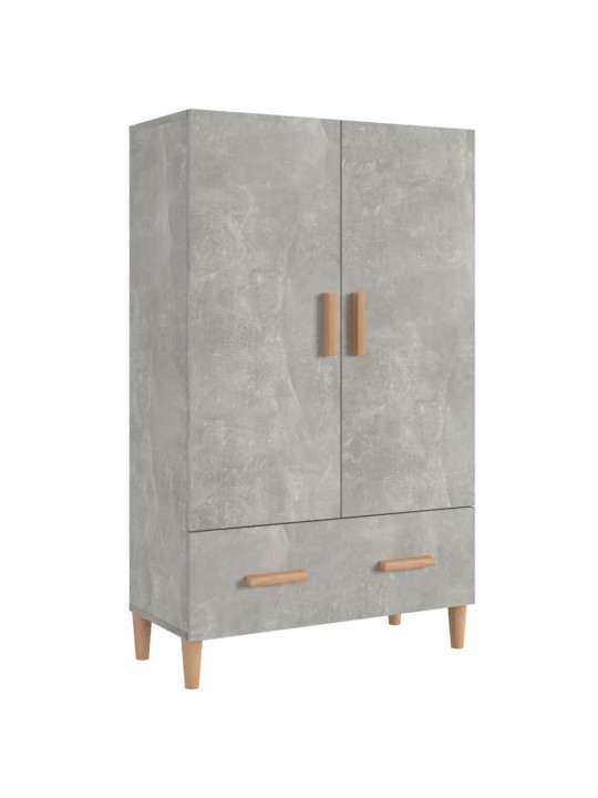 Komoda betonově šedá 70 x 31 x 115 cm kompozitní dřevo
