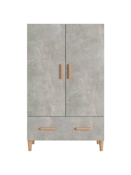 Komoda betonově šedá 70 x 31 x 115 cm kompozitní dřevo
