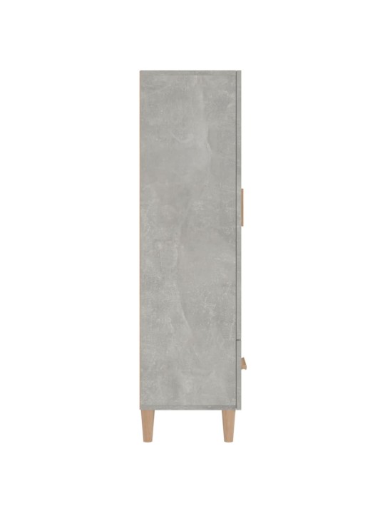 Komoda betonově šedá 70 x 31 x 115 cm kompozitní dřevo