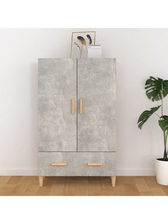 Komoda betonově šedá 70 x 31 x 115 cm kompozitní dřevo