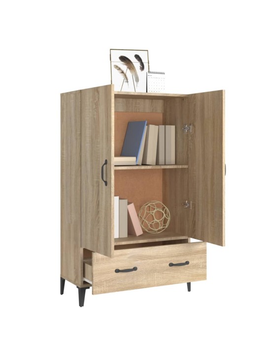Komoda dub sonoma 70 x 31 x 115 cm kompozitní dřevo