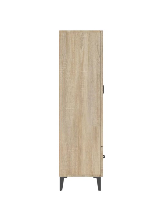 Komoda dub sonoma 70 x 31 x 115 cm kompozitní dřevo