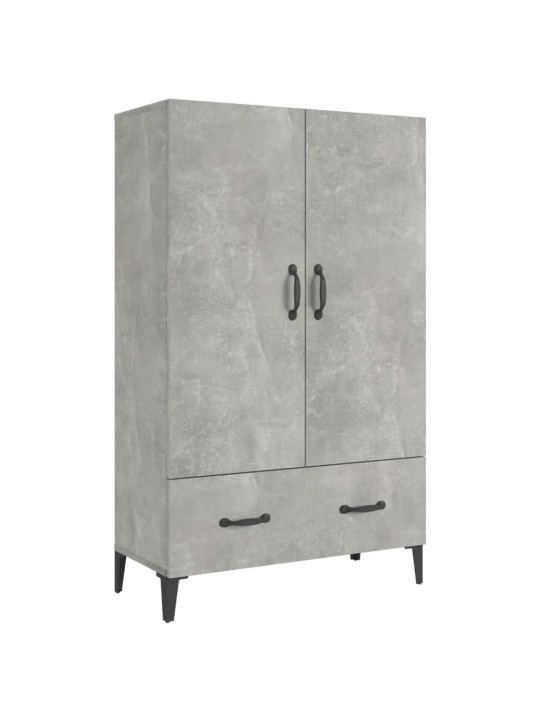 Komoda betonově šedá 70 x 31 x 115 cm kompozitní dřevo