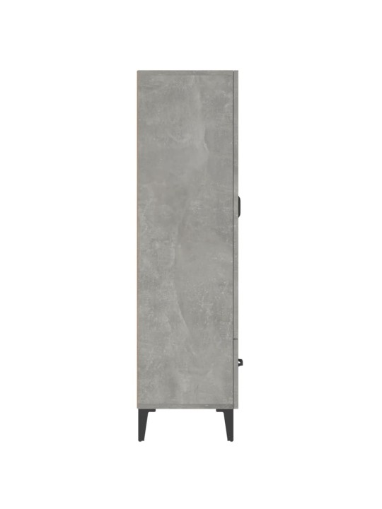 Komoda betonově šedá 70 x 31 x 115 cm kompozitní dřevo