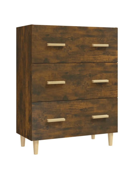 Příborník kouřový dub 70 x 34 x 90 cm kompozitní dřevo