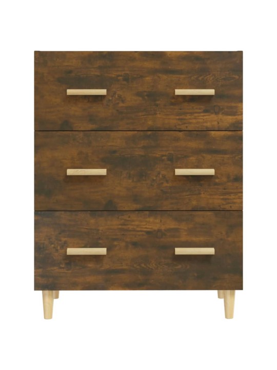 Příborník kouřový dub 70 x 34 x 90 cm kompozitní dřevo