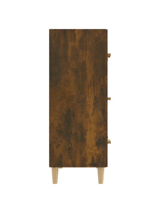 Příborník kouřový dub 70 x 34 x 90 cm kompozitní dřevo