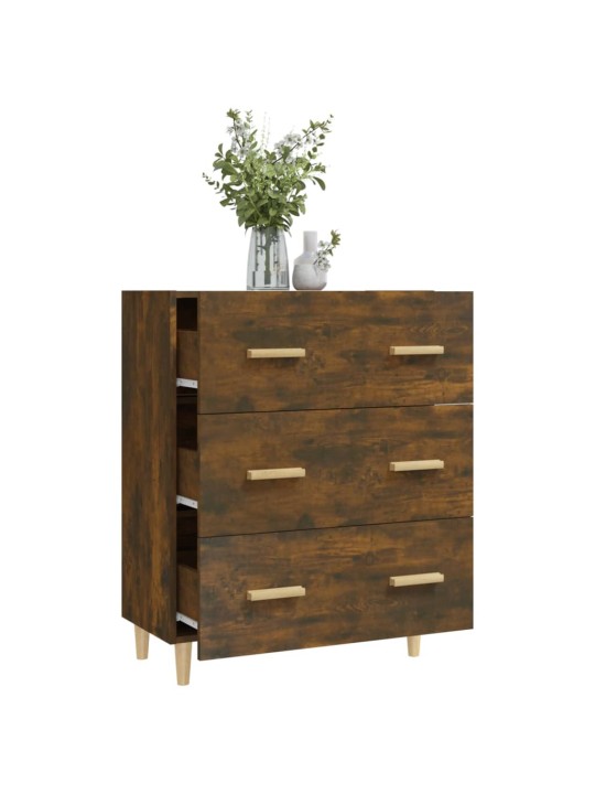 Příborník kouřový dub 70 x 34 x 90 cm kompozitní dřevo