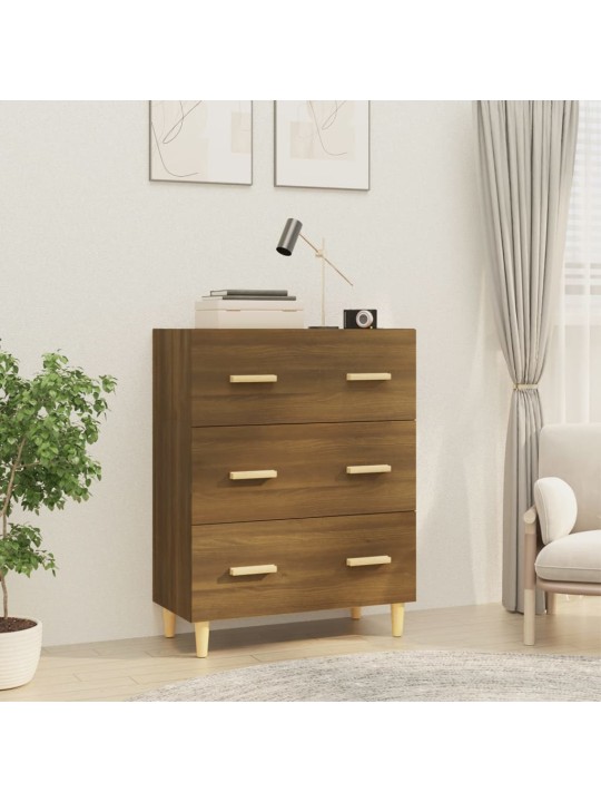 Příborník hnědý dub 70 x 34 x 90 cm kompozitní dřevo