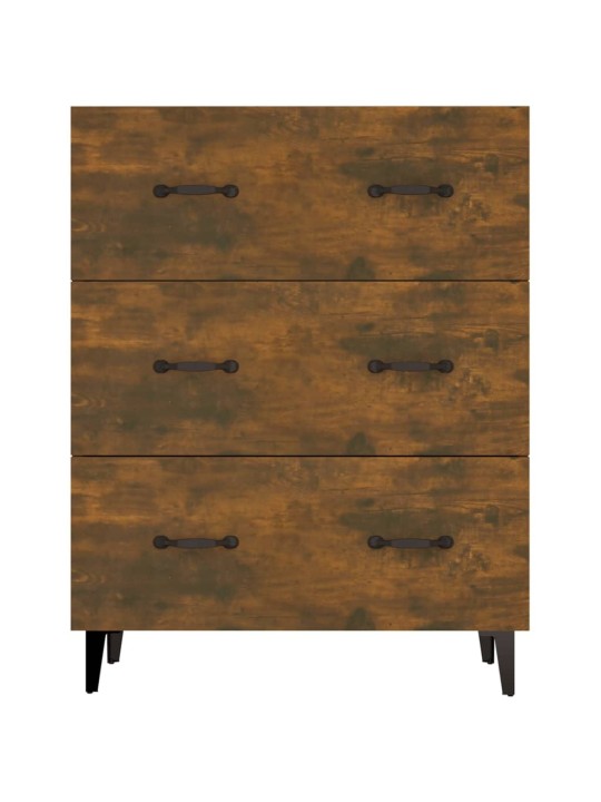 Příborník kouřový dub 69,5 x 34 x 90 cm kompozitní dřevo