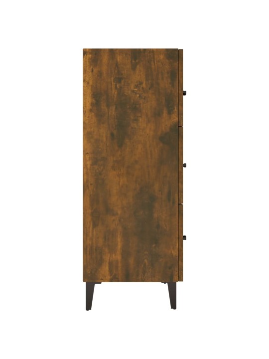 Příborník kouřový dub 69,5 x 34 x 90 cm kompozitní dřevo