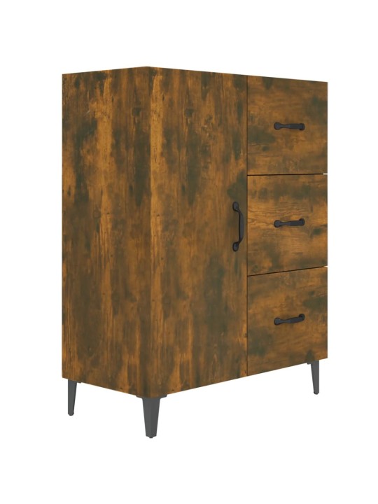 Příborník kouřový dub 69,5 x 34 x 90 cm kompozitní dřevo