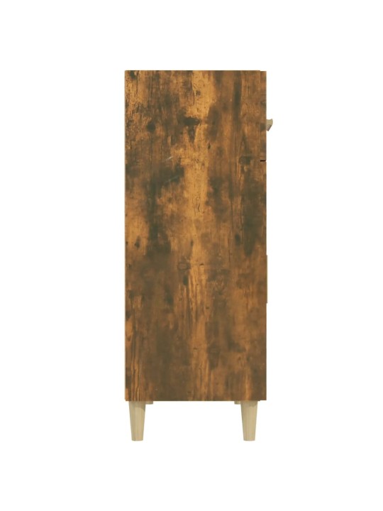 Příborník kouřový dub 69,5 x 34 x 89 cm kompozitní dřevo