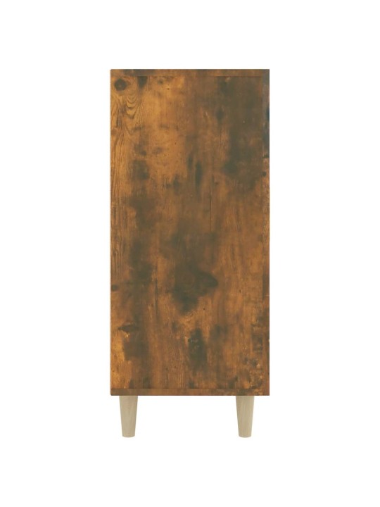 Příborník kouřový dub 90 x 34 x 80 cm kompozitní dřevo