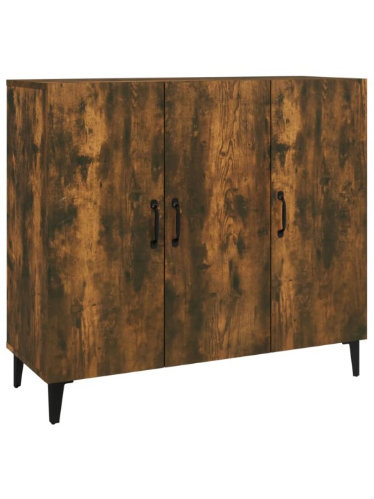 Příborník kouřový dub 90 x 34 x 80 cm kompozitní dřevo