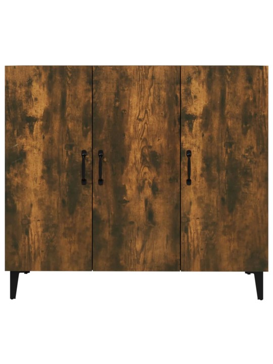 Příborník kouřový dub 90 x 34 x 80 cm kompozitní dřevo