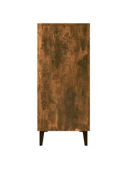 Příborník kouřový dub 90 x 34 x 80 cm kompozitní dřevo