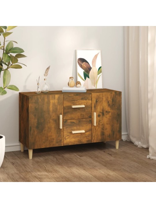 Příborník kouřový dub 100 x 36 x 60 cm kompozitní dřevo