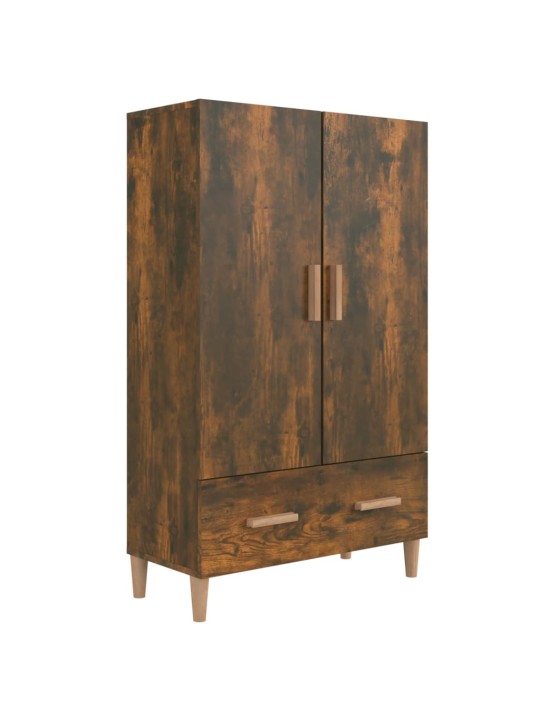 Komoda kouřový dub 70 x 31 x 115 cm kompozitní dřevo
