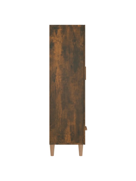 Komoda kouřový dub 70 x 31 x 115 cm kompozitní dřevo