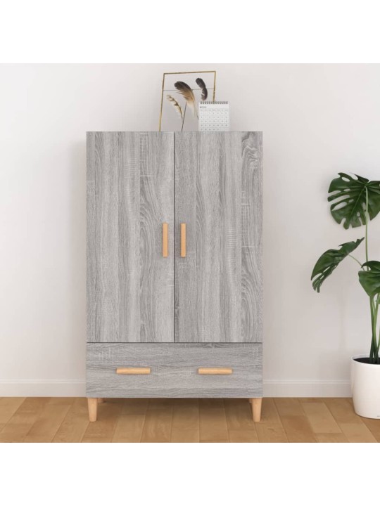 Komoda šedá sonoma 70 x 31 x 115 cm kompozitní dřevo