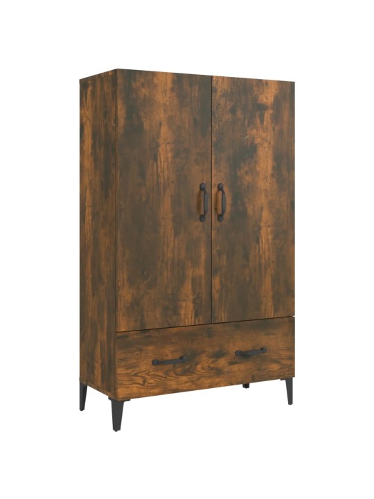 Komoda kouřový dub 70 x 31 x 115 cm kompozitní dřevo