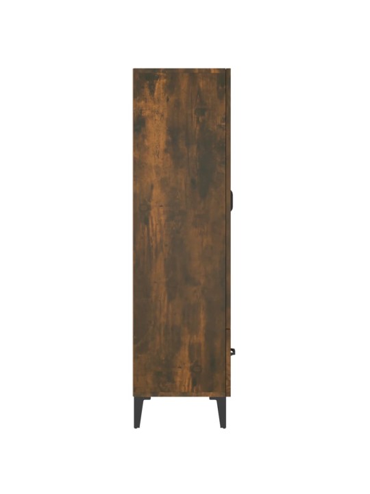 Komoda kouřový dub 70 x 31 x 115 cm kompozitní dřevo