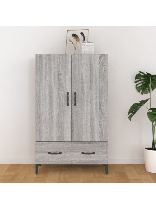 Komoda šedá sonoma 70 x 31 x 115 cm kompozitní dřevo
